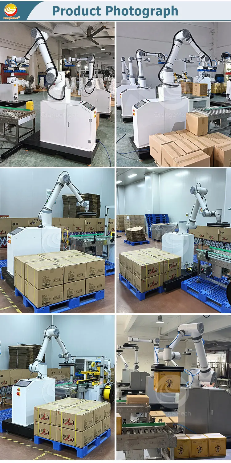 ORME Industrial Automatic Robotic Arm Cobot Palletizer 25kg Bag ...