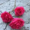 3 head sunshine rose rose red