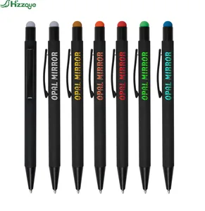 New Arrival Custom Multicolor for Stylus Pens Soft Touch Rubber Metal Ballpoint with Logo Printed Wholesale Sports Pen Body Type