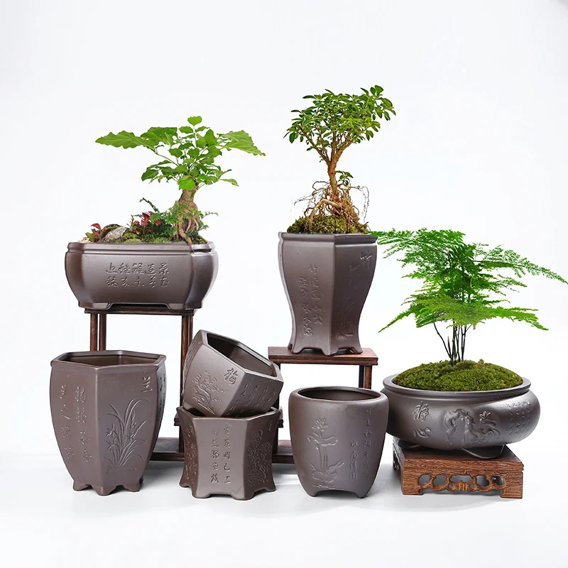 【冬バーゲン★】 新しいトレンディな緑の植栽蘭盆栽多肉植物プランターポット大型 鉢・プランター用品