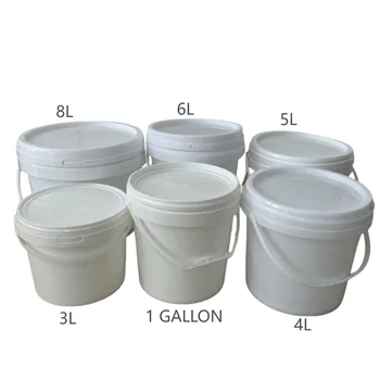 Round Container with Lid Made in China Plastic Bucket