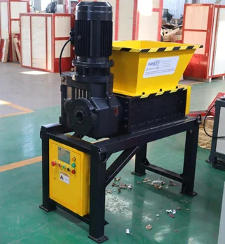 Shredder for Fuel Double Shaft Wood Log Shredder Waste Furniture Pallet Shredding Machine