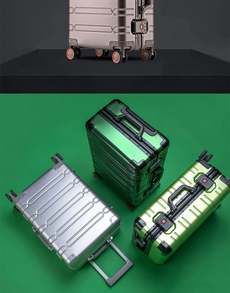 Custom All Magnesium Aluminum Alloy Luggage Luxury Metal Gifts Travel ...
