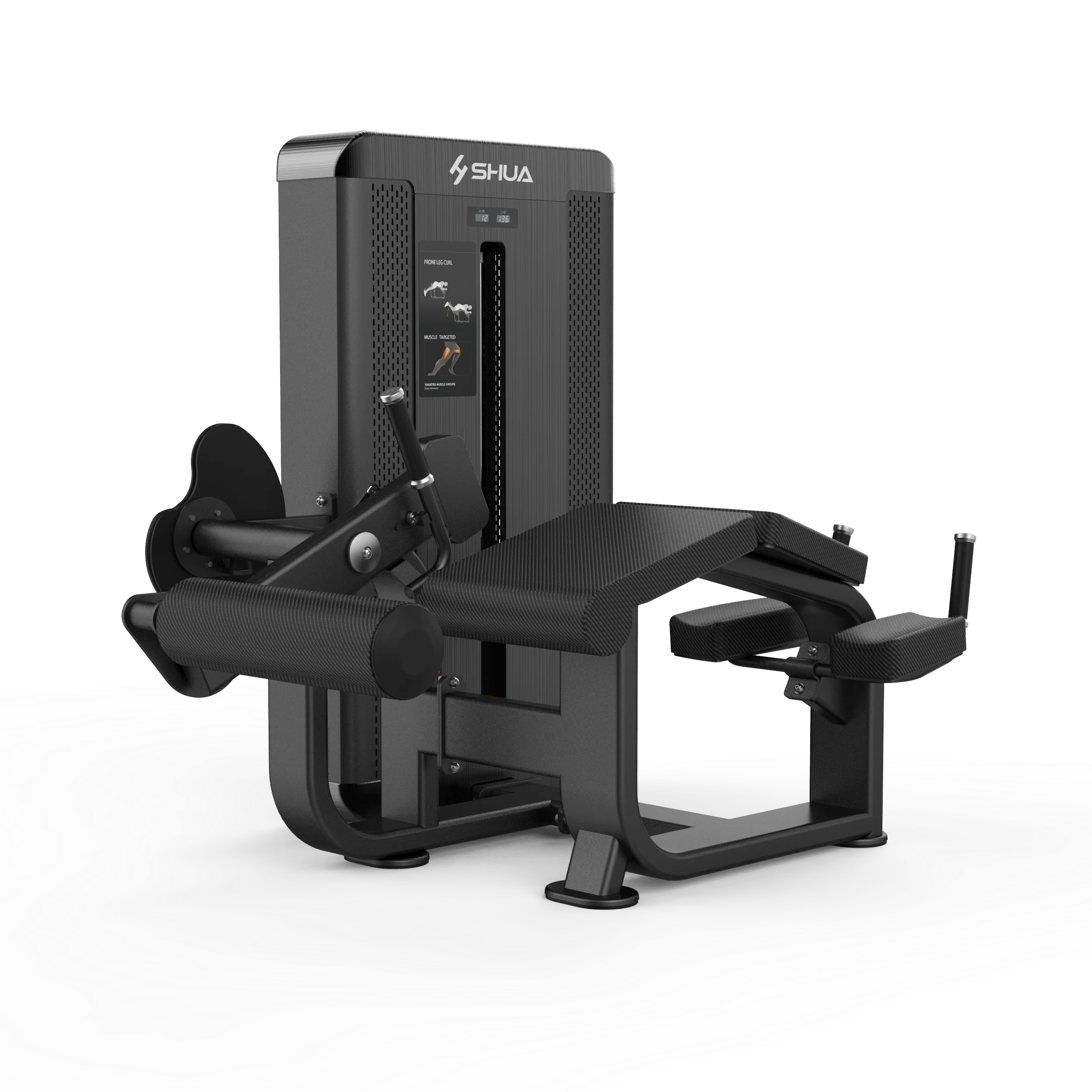 SHUA SH-G8807 Seated Prone Leg Curl Trainer - Fitness Equipment