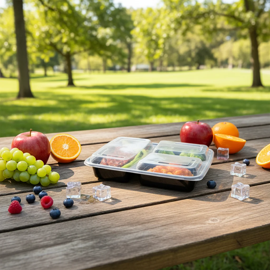 Heavy Duty Rectangular Plastic Food Containers Takeaway Boxes With Lids ...