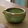 Cuenco de matcha verde té cambio de horno