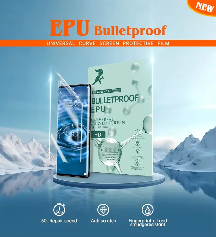 Factory Price 120*180mm Anti Shock Auto Repair High Clear EPU Hydrogel Film Screen Protector Sheet for Mobile Phone Smartwatch manufacture