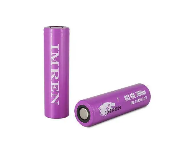 USA warehouse stock 3.7V 18650 imren 3000 mAh 40a lithium ion rechargeable lithium 18650 battery