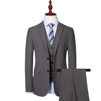 Men tuxedo slim fit business suits formal custom suits men coat pant for wedding
