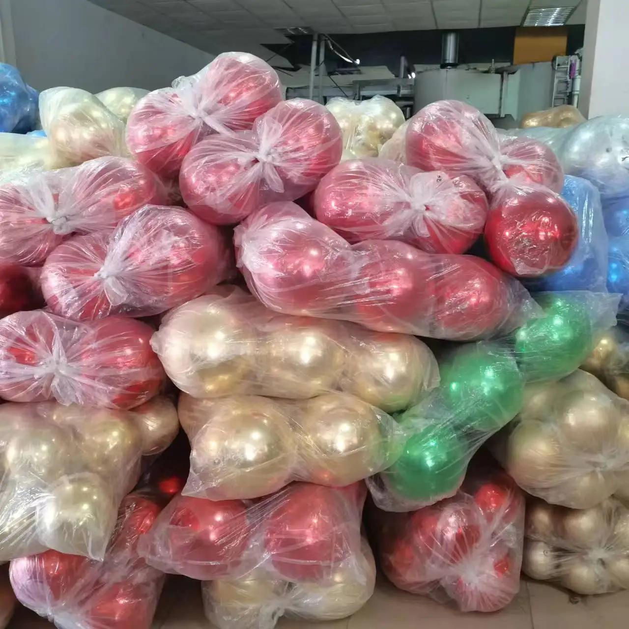 Large Plastic Christmas Ball 600mm Giant Bright Matte Plated Ball