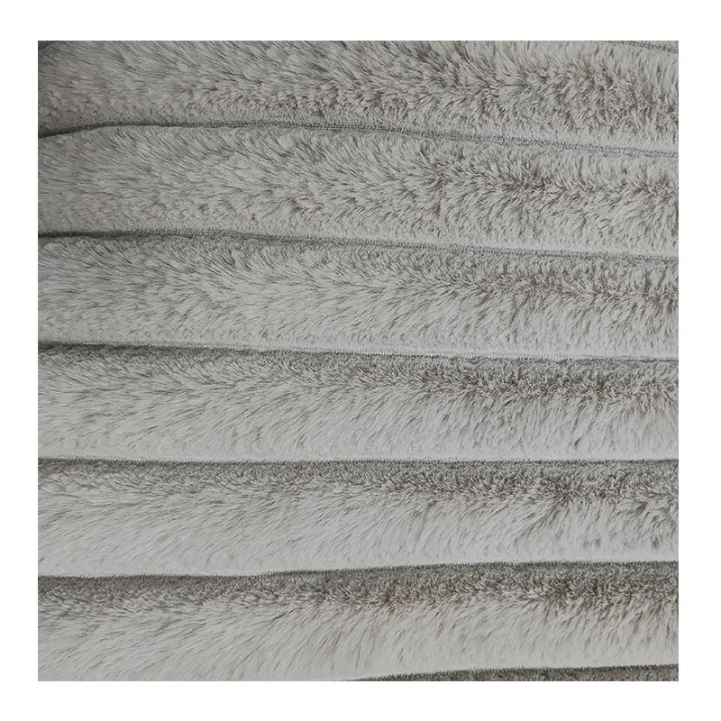 Wholesale brushed desgin rabbit hair Plush fabric soft plush velvet fabric upholstery certified bedding fabric