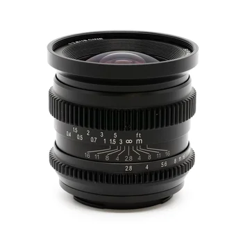 SLR Magic 18mm F2.8 Wide Angle Full Frame Cine Lens Cinema Lens Prime Lens MF / Manual Focus for Fujifilm X-mount, Sony E-mount