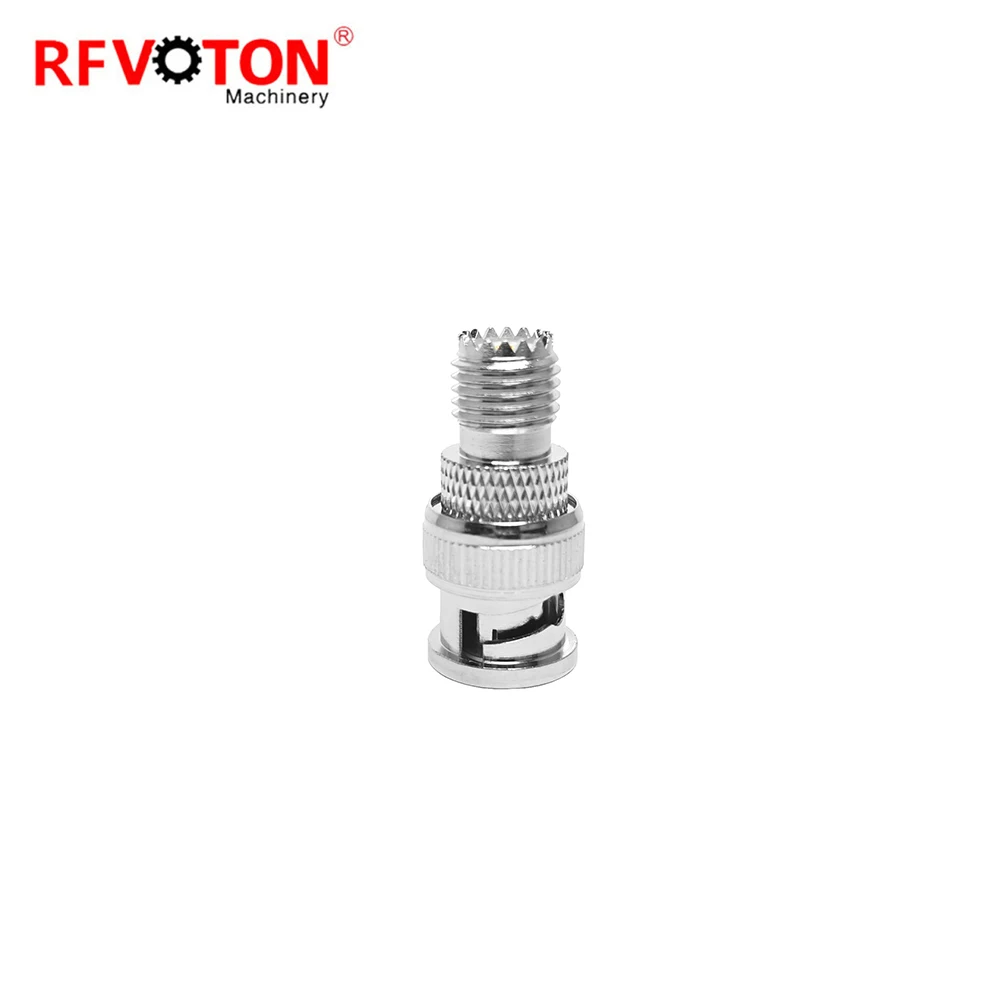 Ab Officina Suppletus, 50 Ohm BNC Masculinus Macho ad Conectoris MINI UHF Femininum Jack, Conectores RF Adapteres, In Stoccu.