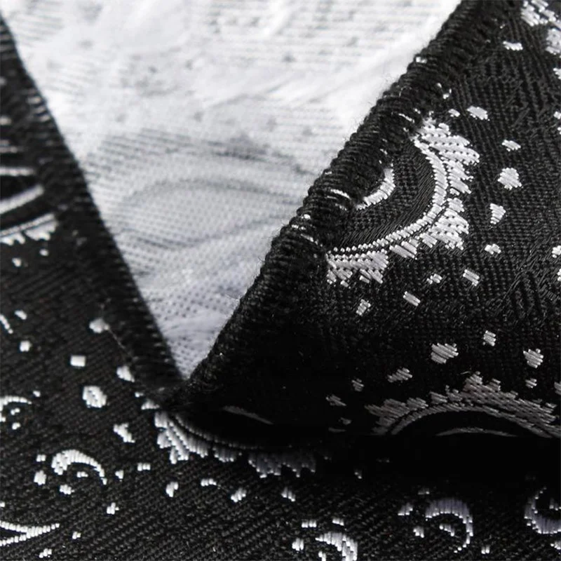 Деловые мужские квадраты из полиэстера с принтом