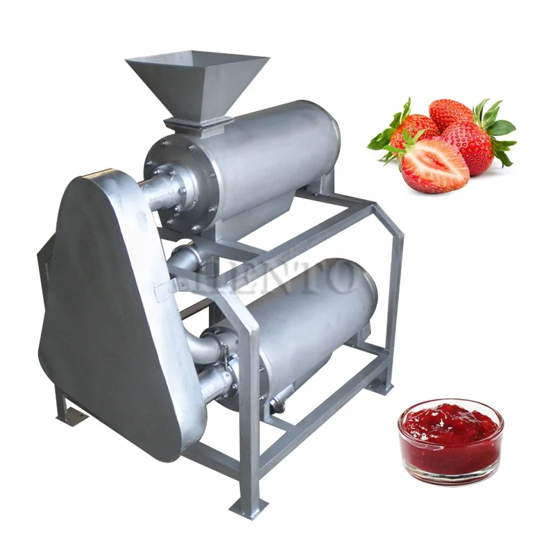 High Performance Guava Pulp Machine / Mango Pulp Juice Making Machine / Fruit Pulper Machine