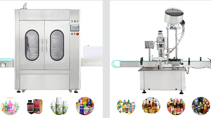Customized 3 in 1 Filling Machines Liquid Filling Machines Fill Bottled ...
