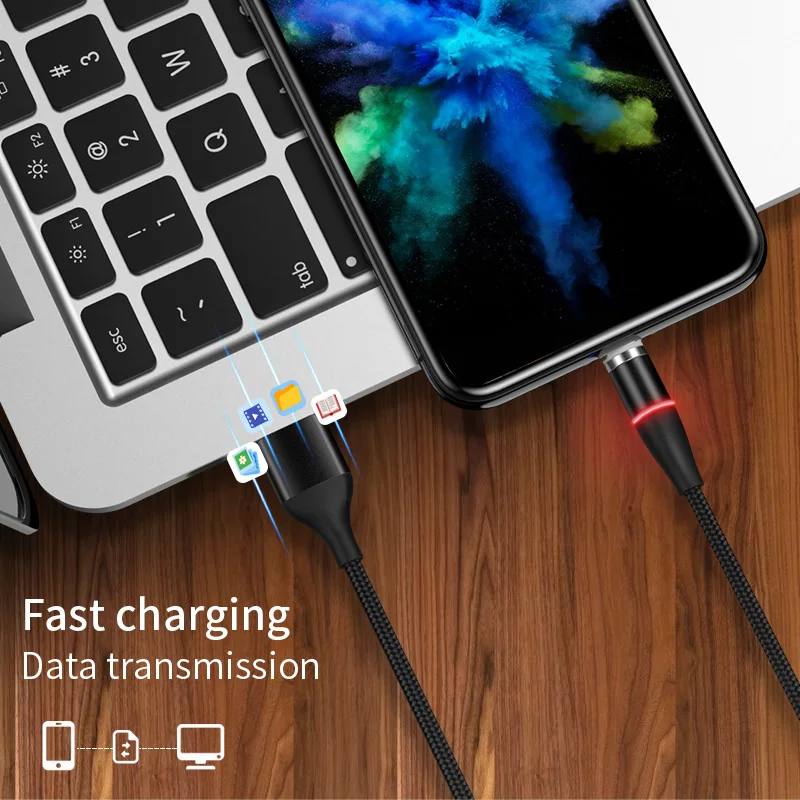 Высококачественное магнитное зарядное устройство для телефона XY-link, 3 в 1, магнитный usb-кабель для быстрой зарядки