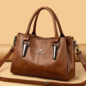 Sac Tendance 2026 England Style Large Handbags for Woman Fashion PU Leather Bags Lady's Message Bags