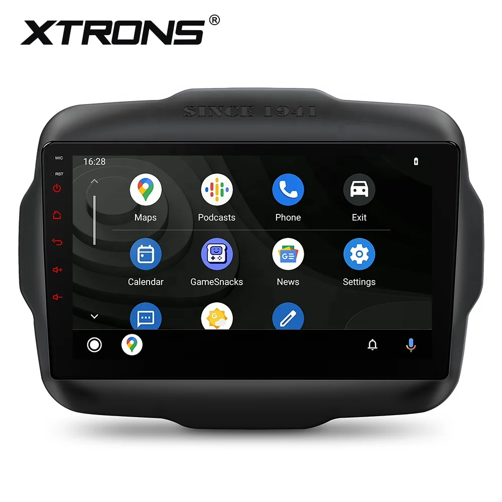 XTRONS 9 Inch 4+64GB for Jeep Renegade Android 14 Car Stereo Multimedia Player Built-in DAB AKM DSP Global 4G IPS Gyroscopes