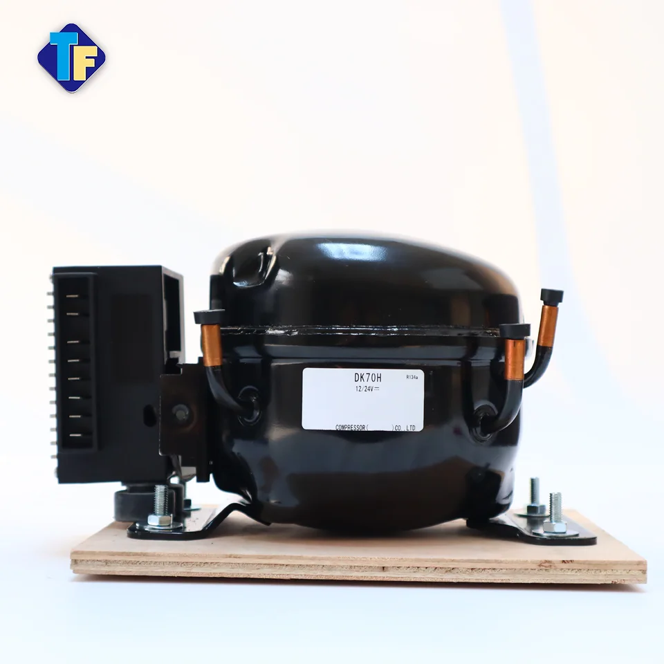 R134a 12 24V DC Compressor With Controller for Mini Fridge Vehicle Refrigeration