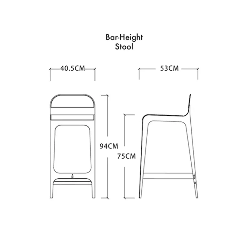 Stock Big Sale Modern genuine leather 304 stainless steel bar counter bar chair designer restaurant bar stools factory