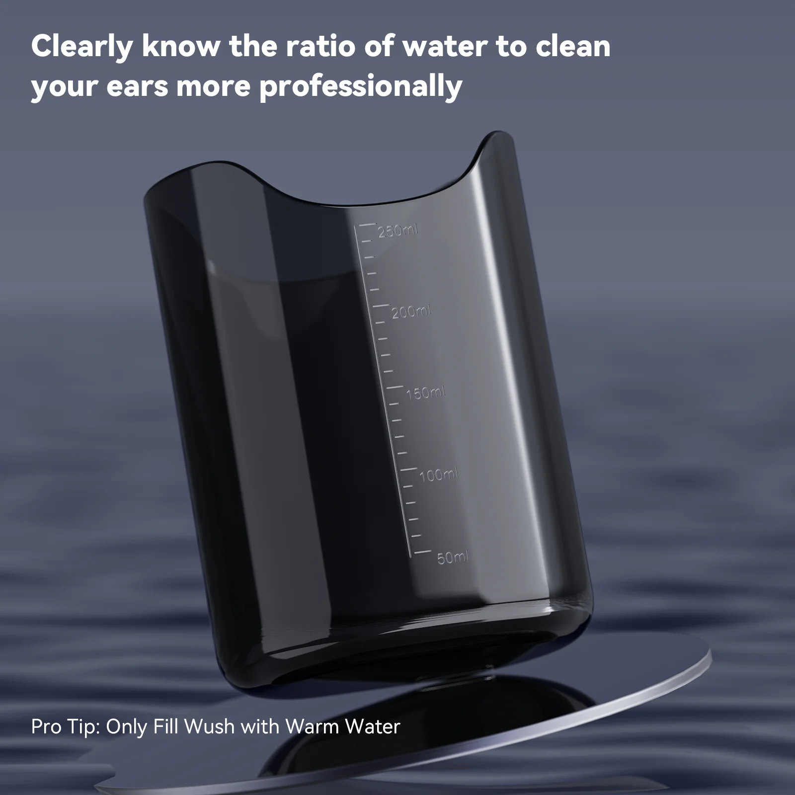 W60 Electric Earwax Removal Ear Irrigation System Kit 250ml Ear