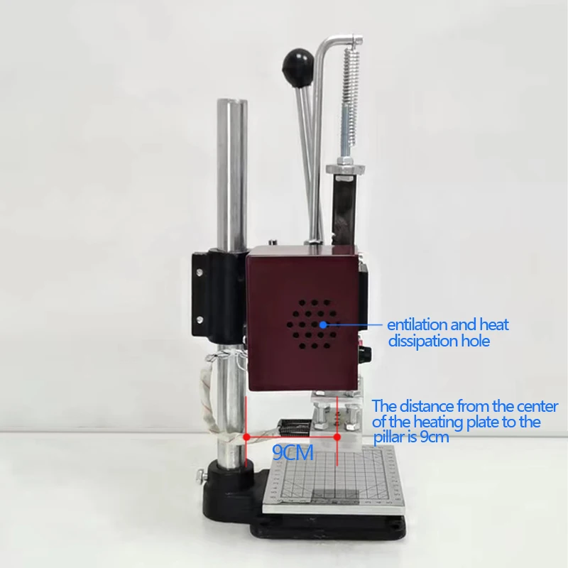 Multi-function Digital Display Hot Stamping Machine for Logo Making on Leather Wood and Paper Leather Embossing Machine