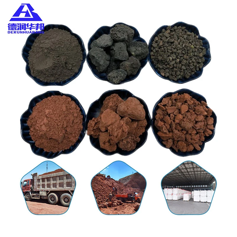 Basalt purification water quality garden landscape architecture flower pavement soil improvement