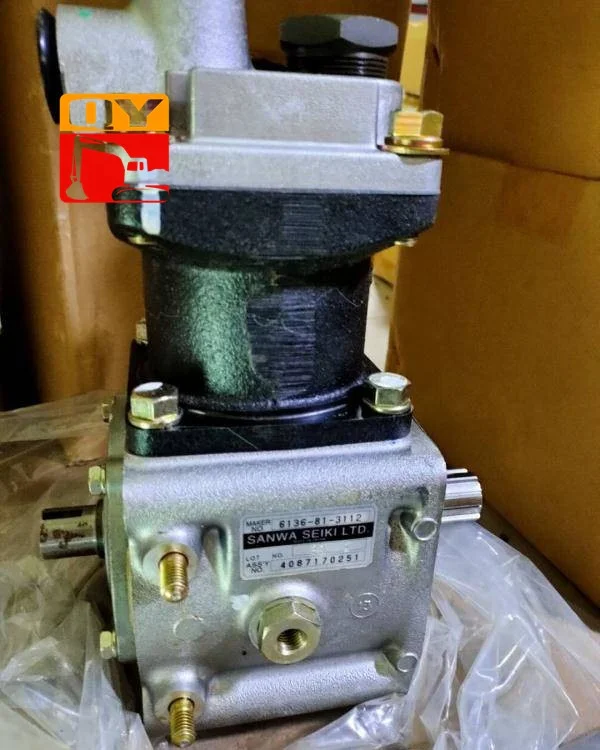 Diesel Original S6D105-1 Air Compressor 6136-81-3112/3111