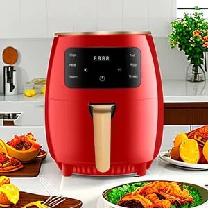 In Stock Digital 4.5L 5L 8L Electric Cooker Deep Oven Video Silver Crest Air Fryer 6L