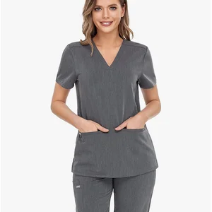 Customize Medical Nursing Jogger Scrubs Nursing Hospital Uniform Woman Top Scrub Suit Scrubs Uniforms Sets Fashionable