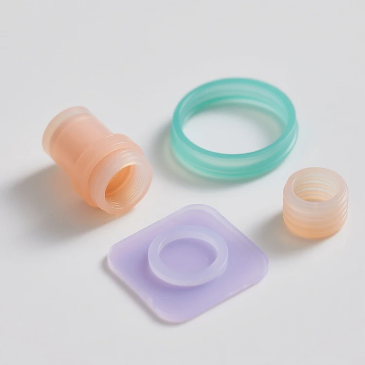 Liquid Silicone Rubber FDA Class Medical Rubber Parts Disposable Reusable Instrument Components Custom Shapes Medical Rubber