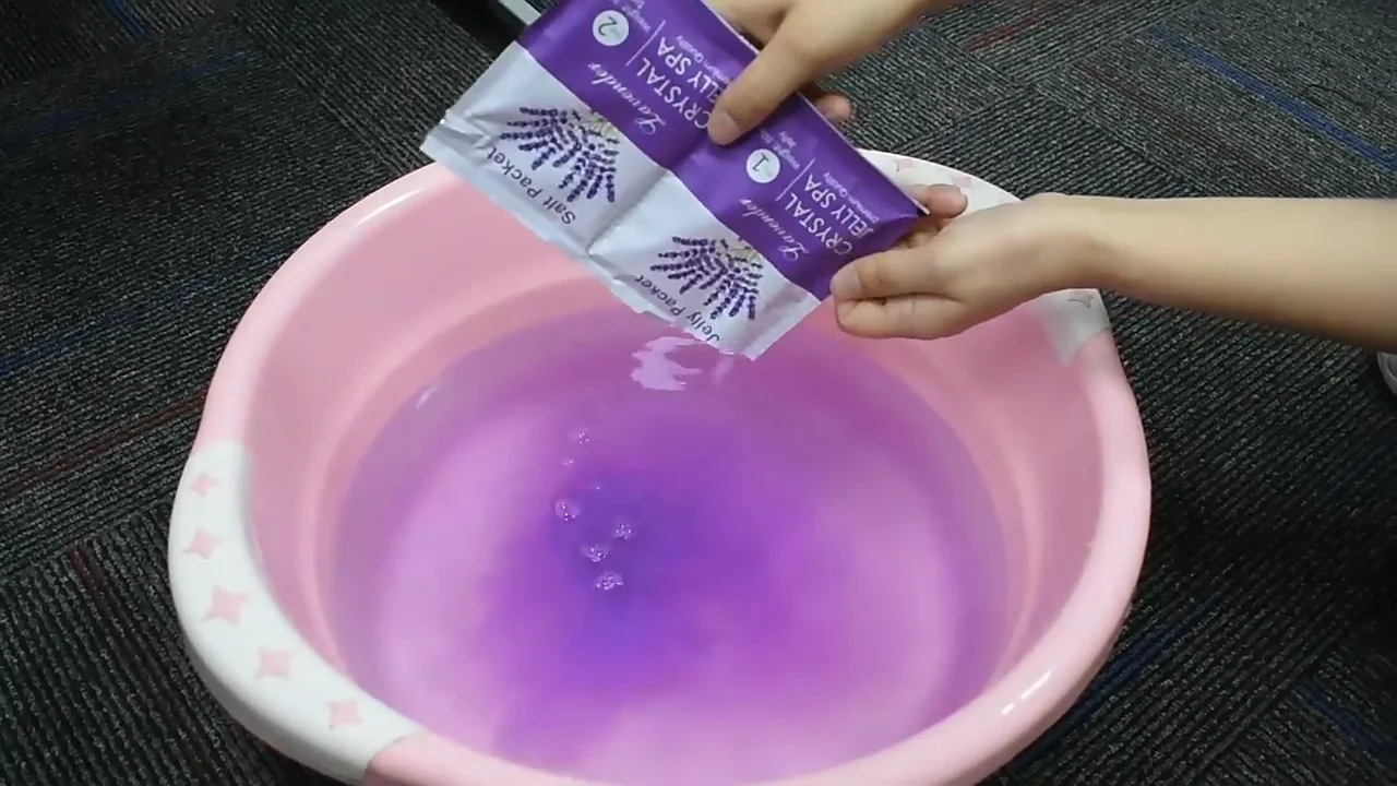 Wholesale Natural Rose Ginger Foot Soak Powder Jelly Spa Pedicur Avry