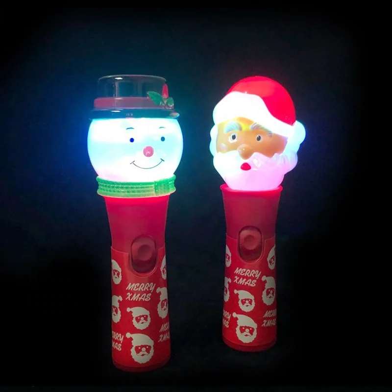 サンタXマスツリー雪だるまクリスマスデコレーションLED点滅虹灯