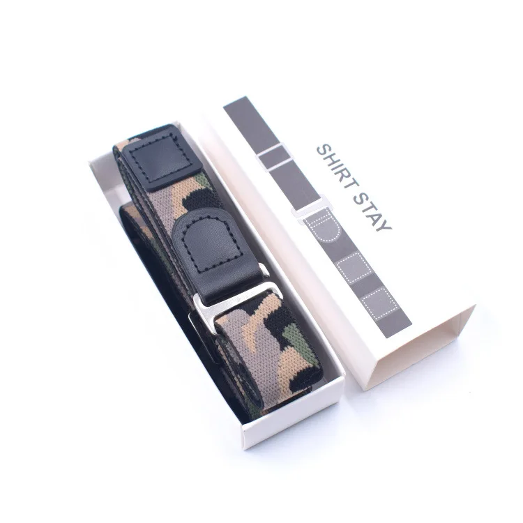 Эластичная рубашка для мужчин эластичный и регулируемый пояс