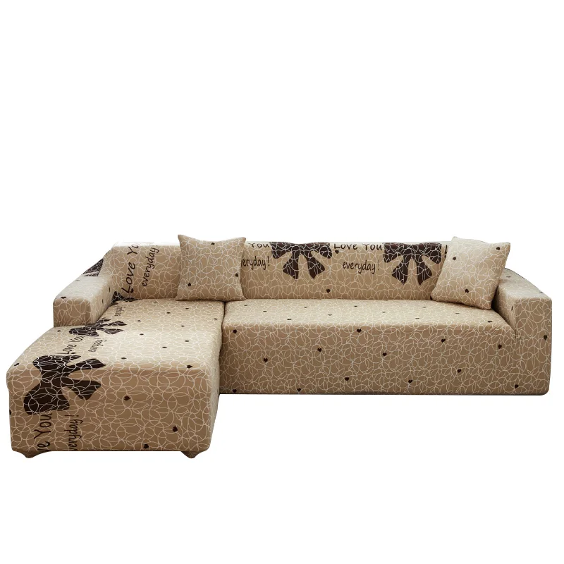 New Design Pattern Spandex Fabric Sofa Elastic Cover Printed Polyester Sofa 3 2 1 Seat Stretchable Sofa Cover