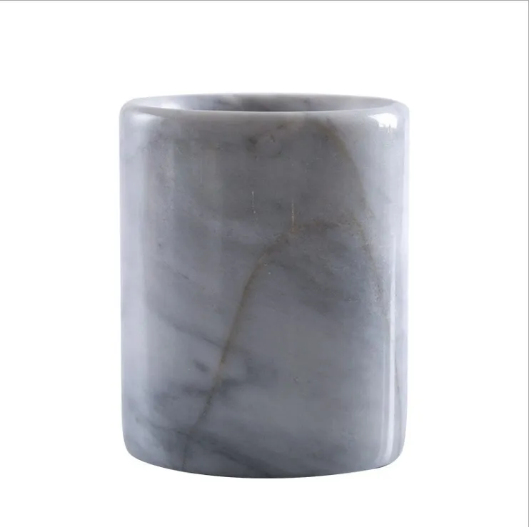 8 Oz Marble Stone Candle Vessels With Stone Lid Candle Jars In Bulk