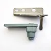 upper right plastic spring-loaded hinge