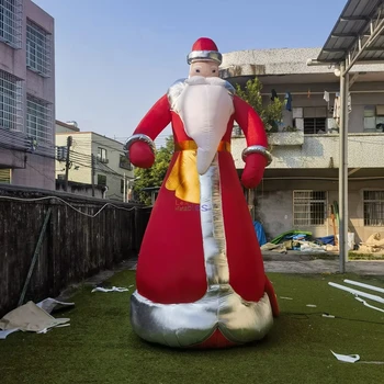 Outdoor event led lighted inflatable Christmasc decoration advertising inflatable Santa Claus for sale