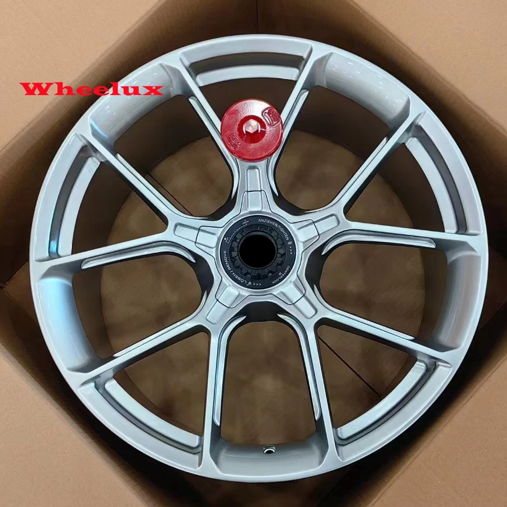 マットブロンズリム安いセンターロックホイールブラシスタッガード5