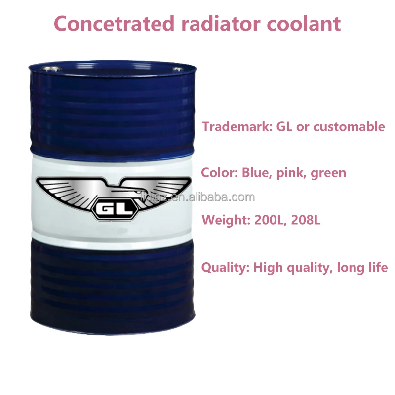 Liquido Refrigerante per Motori G13 in Bottiglia di Plastica,  Anticongelante per Radiatore Rosso, Verde e Rosa