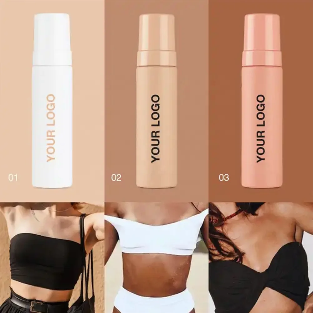 Private Brand Self Tanning Mousse Bronzer Lotion Whole Body Foam Ultra