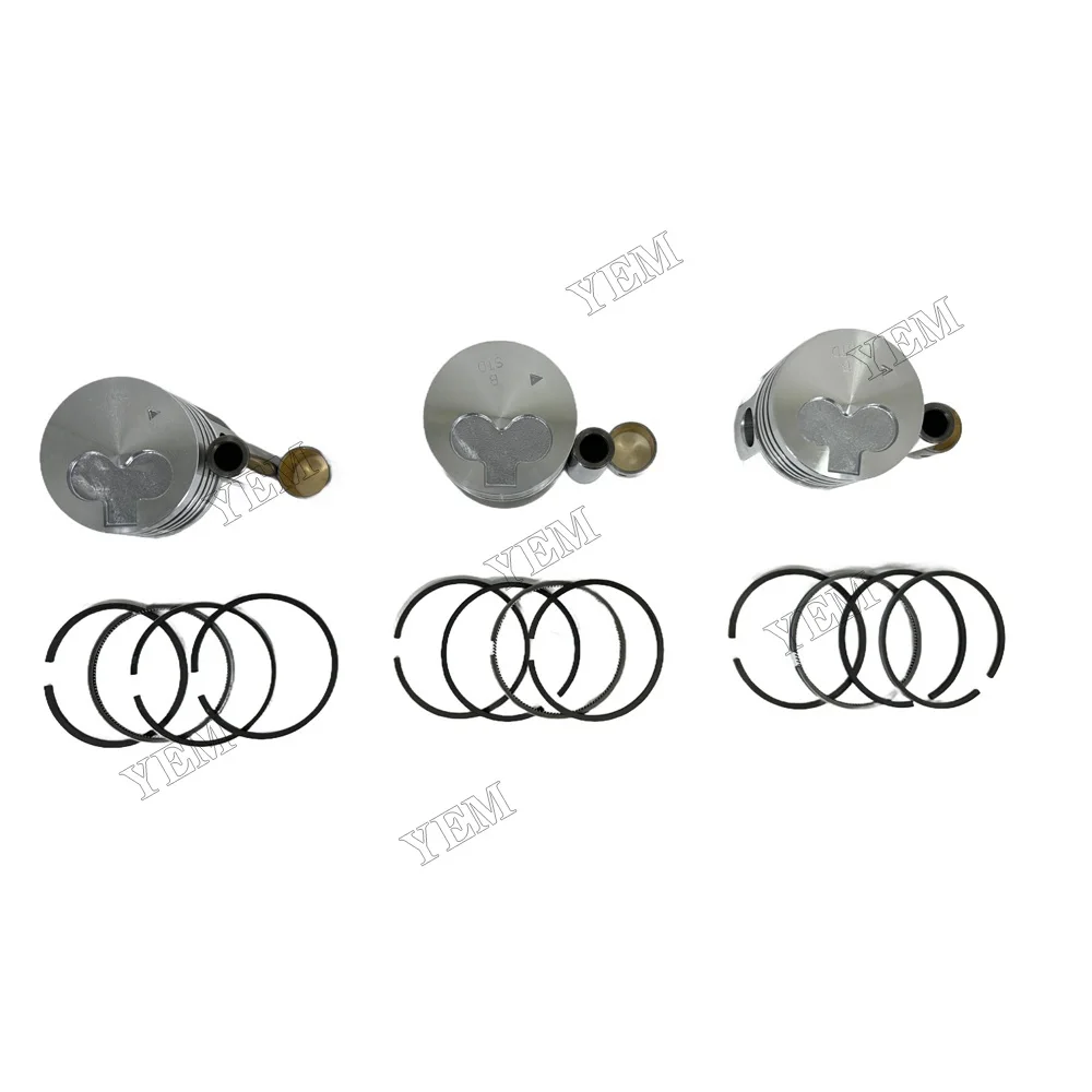 Piston Kit Fit for Mitsubishi K3B Machinery Engine Parts 2