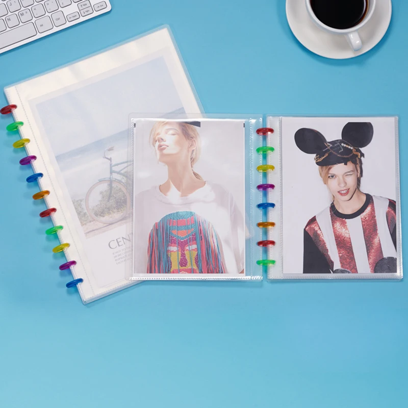 Индивидуальный высококачественный прозрачный карман для заполнения внутренней части кармана планировщика и фотоальбома наклейка самостоятельной