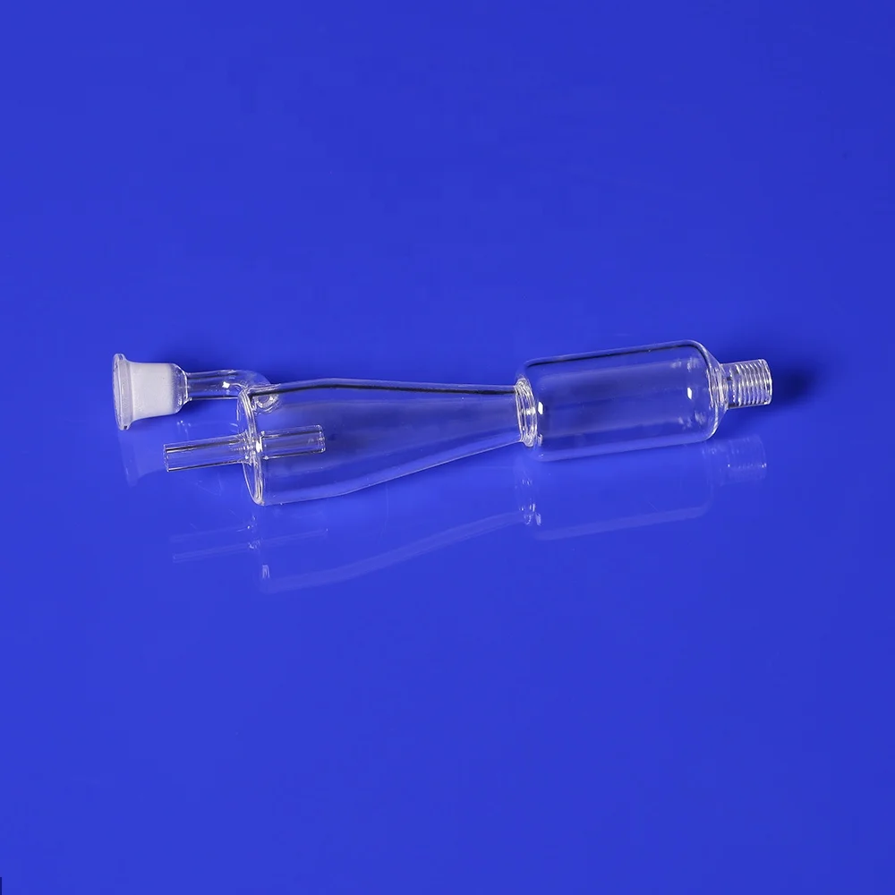 Customized Chemical Laboratory Cyclone Dust Separator Quartz Glass Spiral Tubes
