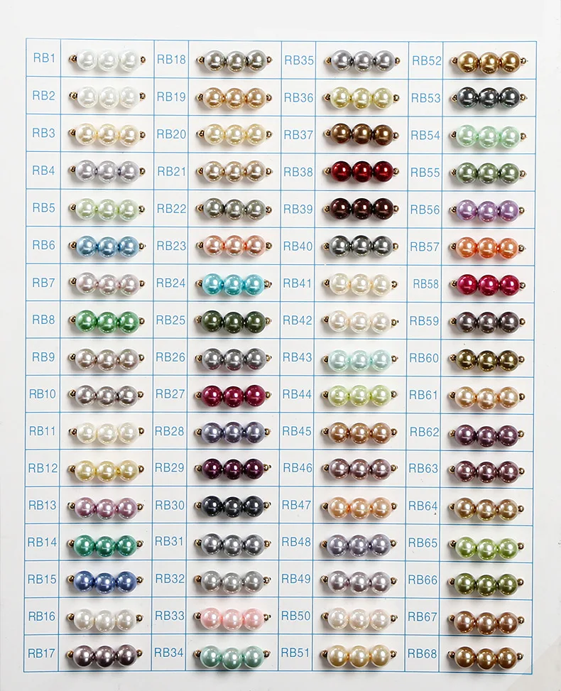 Оптовая продажа Лидер продаж круглые жемчужные бусины для изготовления ювелирных изделий