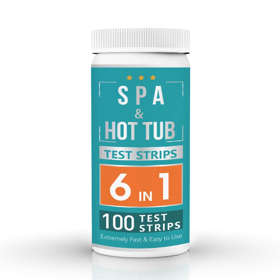 Swimming Pool Test Strips 6 Way Spa Testing Strips For Hot Tubs Teste