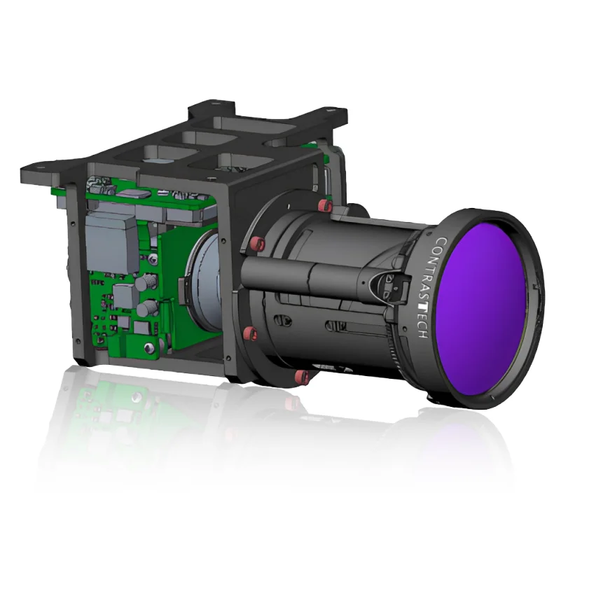 Multispectra MWIR Thermal Camera Module with Continuous Zoom