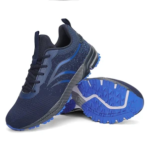 Light Breathable Mesh Upper Men's Safety Shoes with Steel Toe Lace-Up Closure Customizable Colors All Season Work Shoes