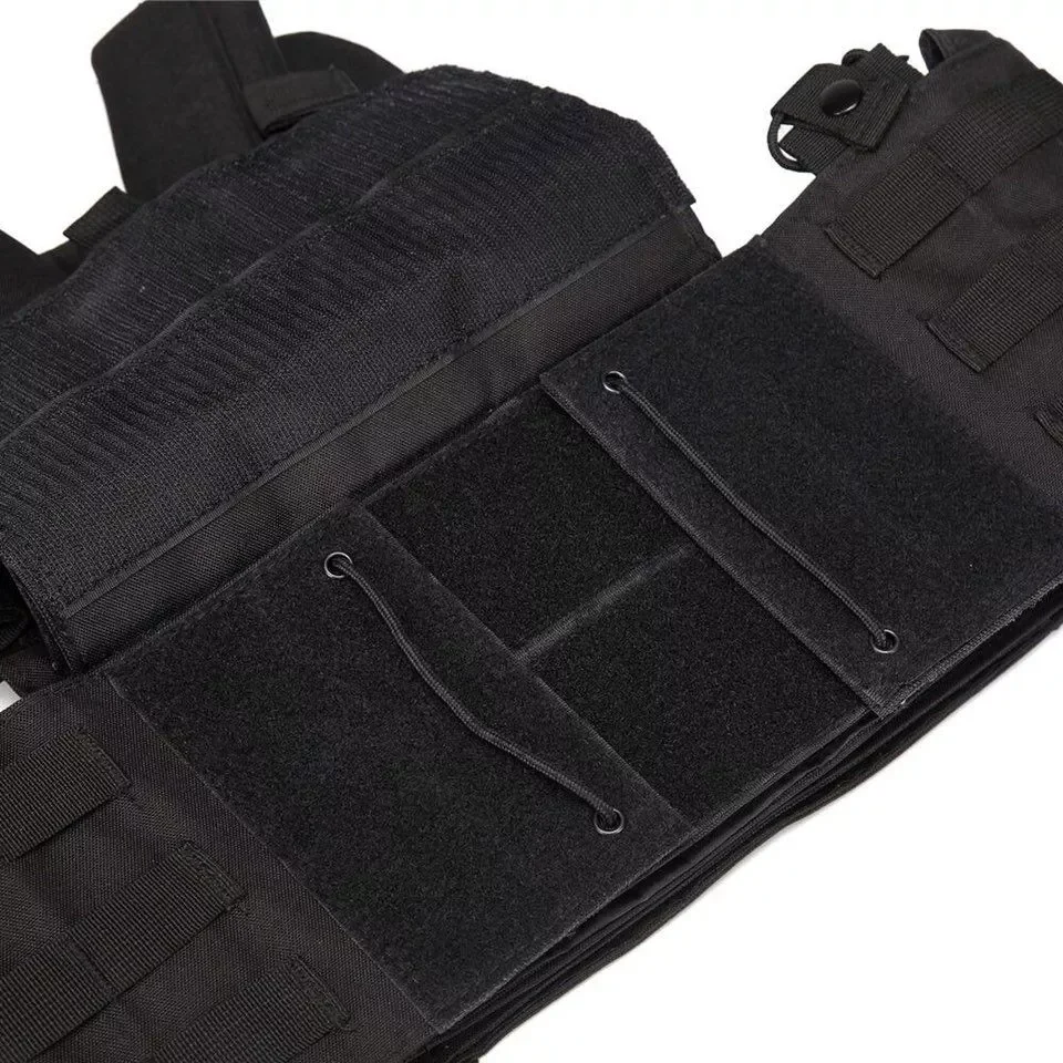 Outdoor camping hunting men's tactical vest combat vest security molle chest vest details